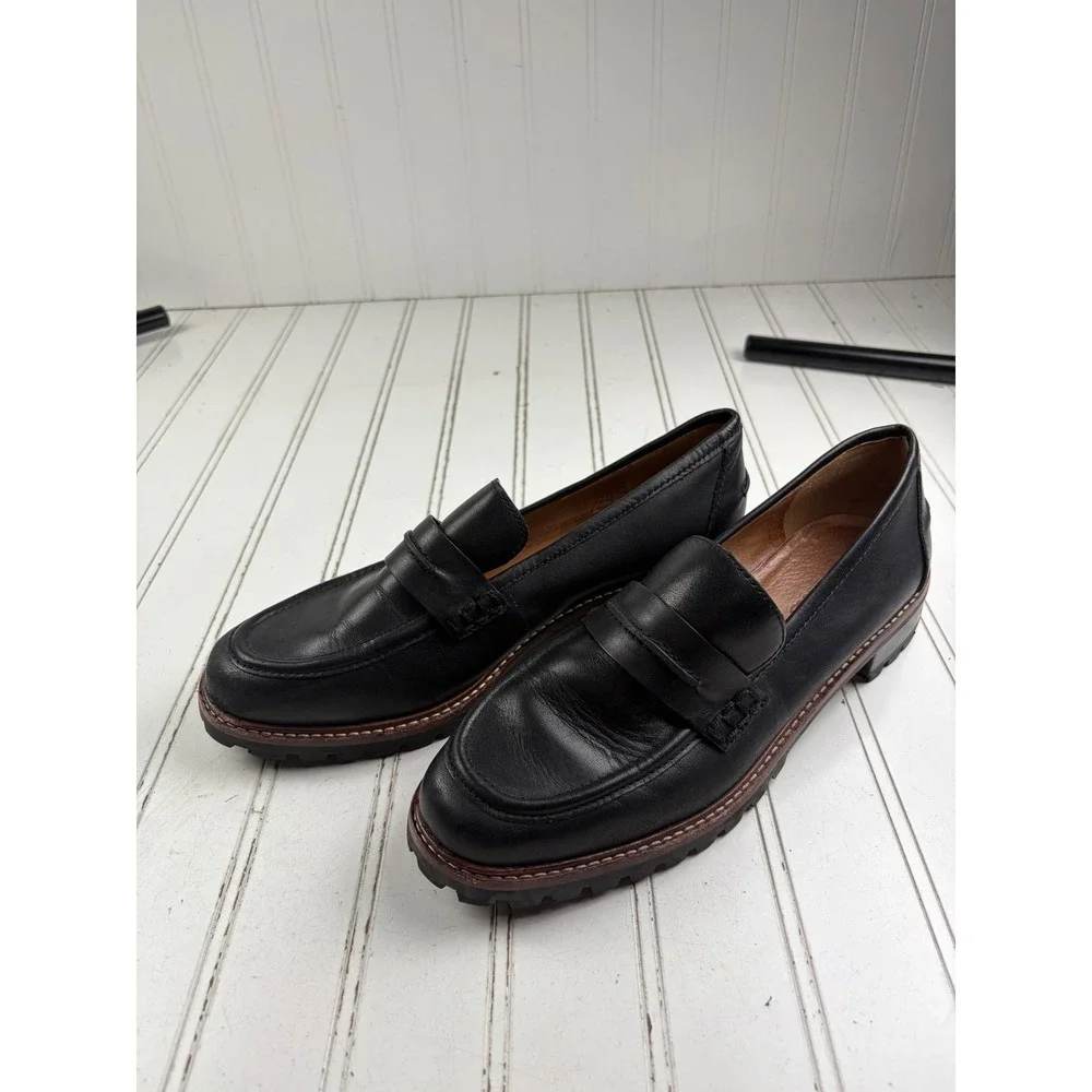 Madewell Vintage Y2K The Corinne Lugsole Italian Loafers Women's Size 8